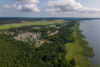 Schön.Reet. Fischerdorf. - Ferienhaus auf Usedom am Stettiner Haff - Keine Käuferprovision - - Käptn12b-Luftaufnahme-001